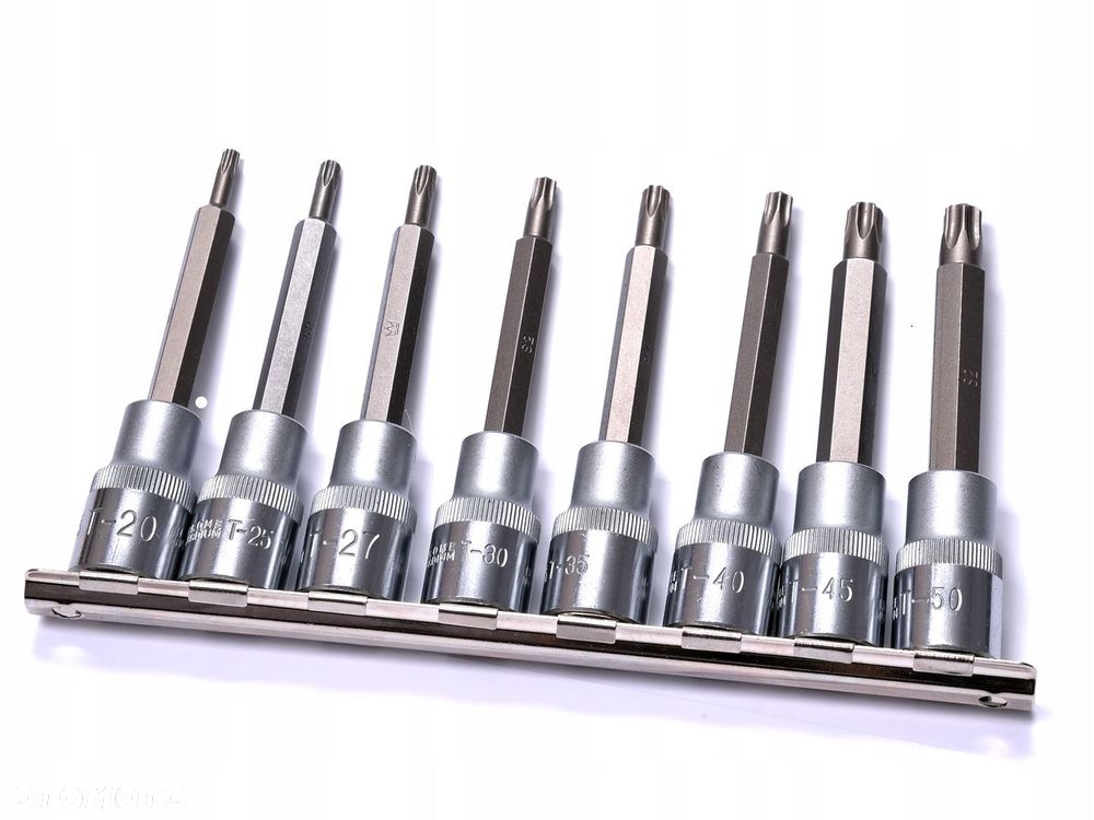 ZESTAW KLUCZY NASADOWYCH TORX KLUCZE T20-50 8 szt - 3