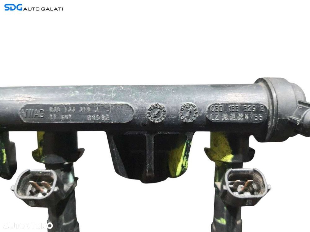 Rampa cu Injectoare Volkswagen Polo 9N 1.2 Benzina 2002 - 2008 Cod 03D133319J 03D906031F [N3252] - 3