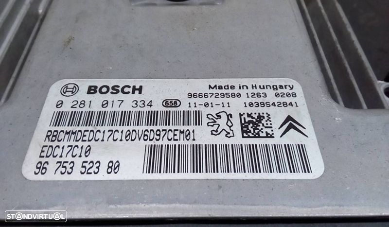 Centralina Do Motor Citroën Berlingo (B9) - 2