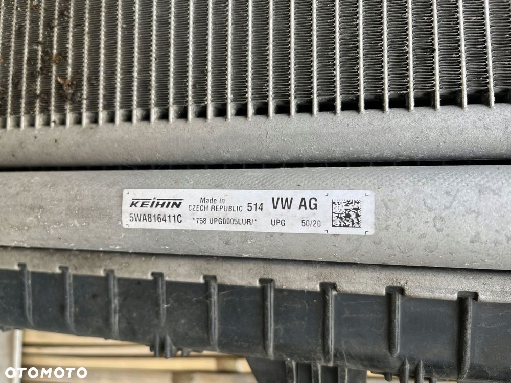 KOMPLET CHŁODNIC VW GOLF 7 5Q0121251HS 5Q0121251GQ - 3