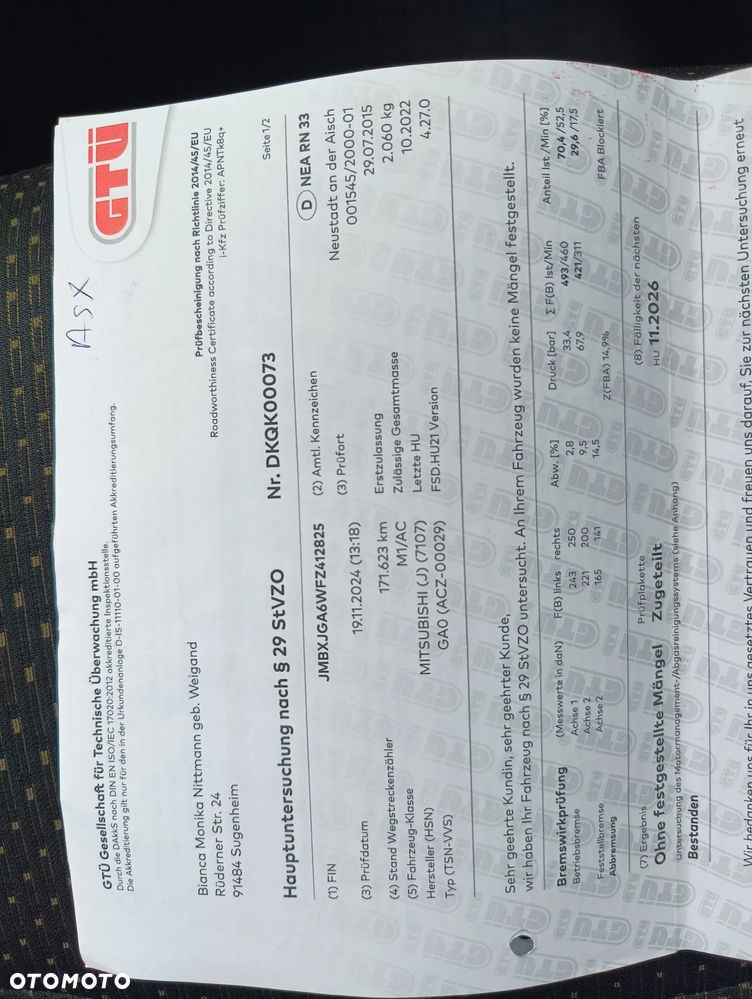 Mitsubishi ASX 1.8 DID Invite - 38