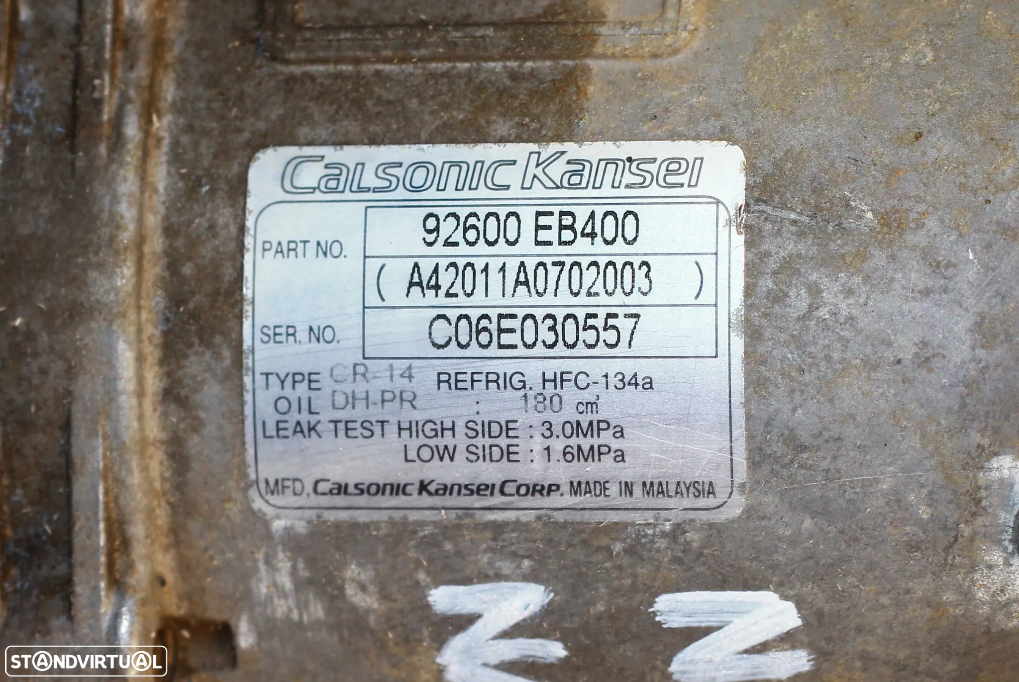 COMPRESSOR AC NISSAN NAVARA - 4