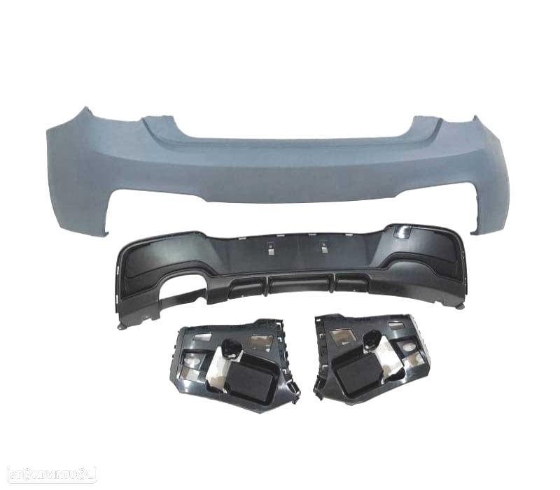 PARA-CHOQUE TRASEIRO BMW F20 F21 10-15 LOOK M PERFORMANCE - 2