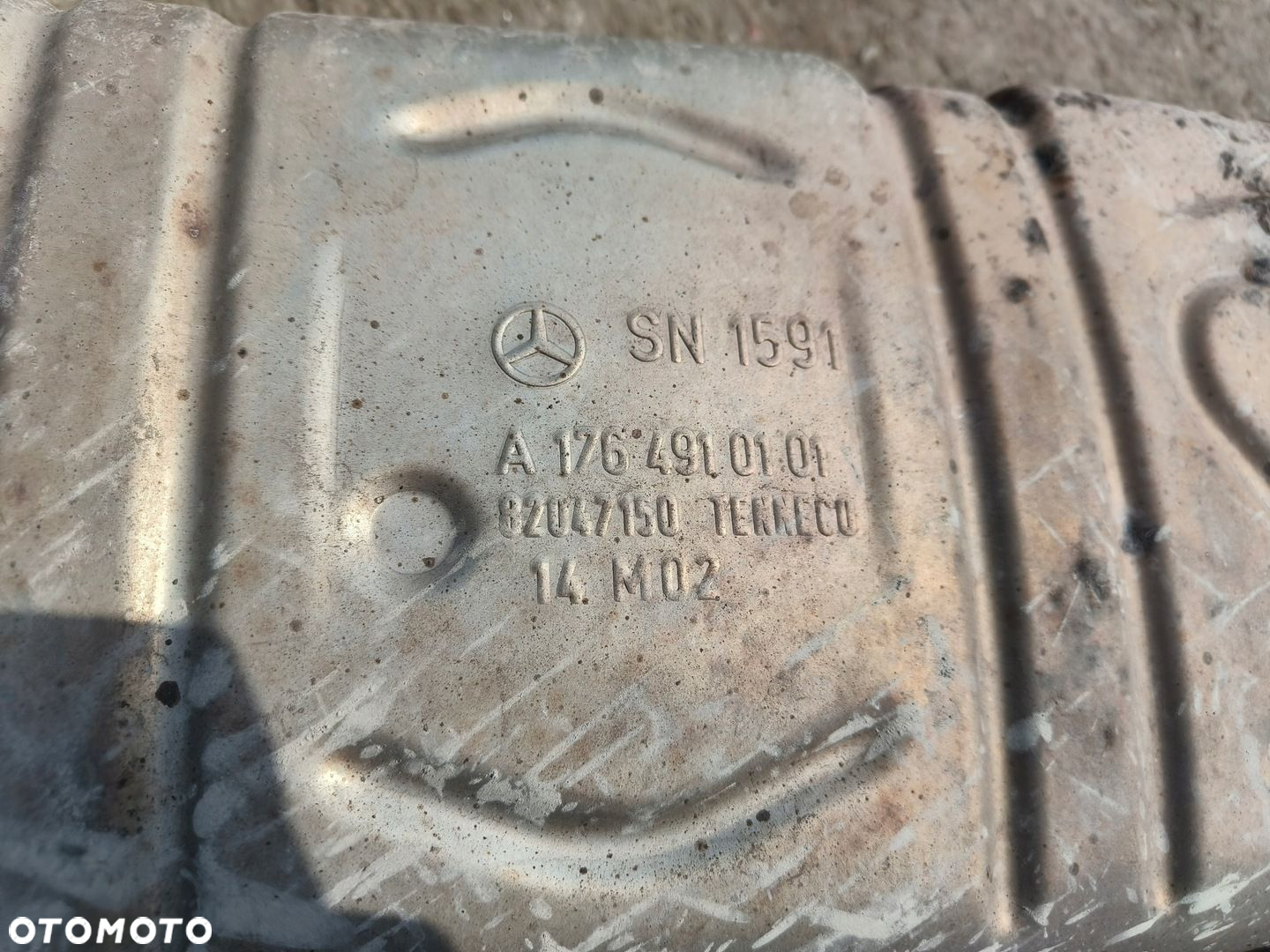 MERCEDES A KLASA W176 2.2 CDI TŁUMIK WYDECH KOMPLETNY A1764910101 - 7