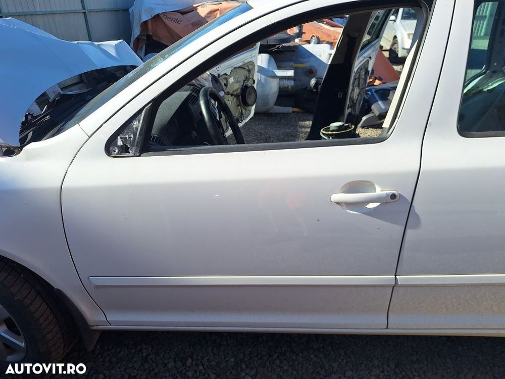 Usi usi Skoda Octavia 2 an 2005-2013 cod culoare 1026 albe - 1