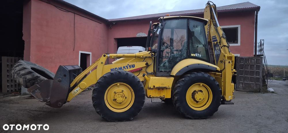 Komatsu WB97S WB 97 S R , KLIMA TYLKO 7200h UMOWA KUPNA - 11