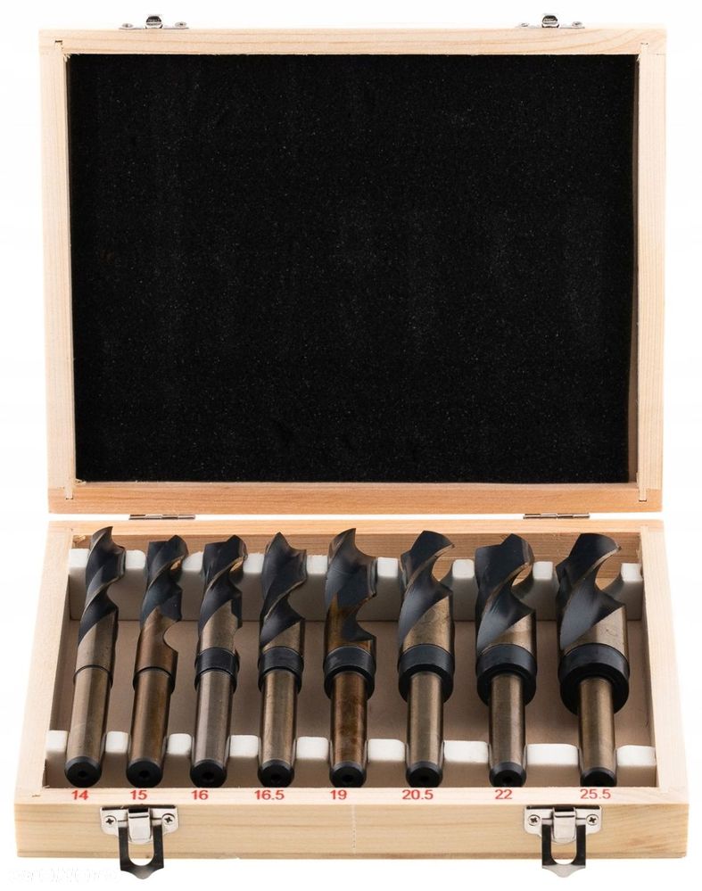 Zestaw wierteł do metalu Mar-pol 30611 8 sztuk - 1