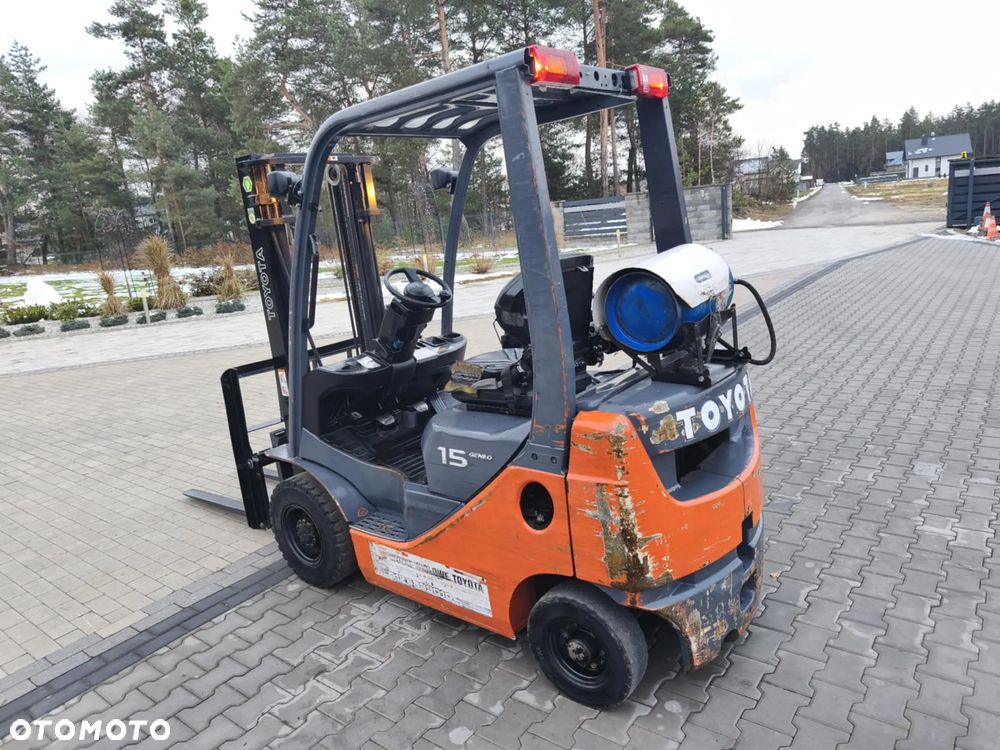 Toyota 02-8FG15 2009 rok gaz automat przesuw boczny nowy akumulator LPG - 12