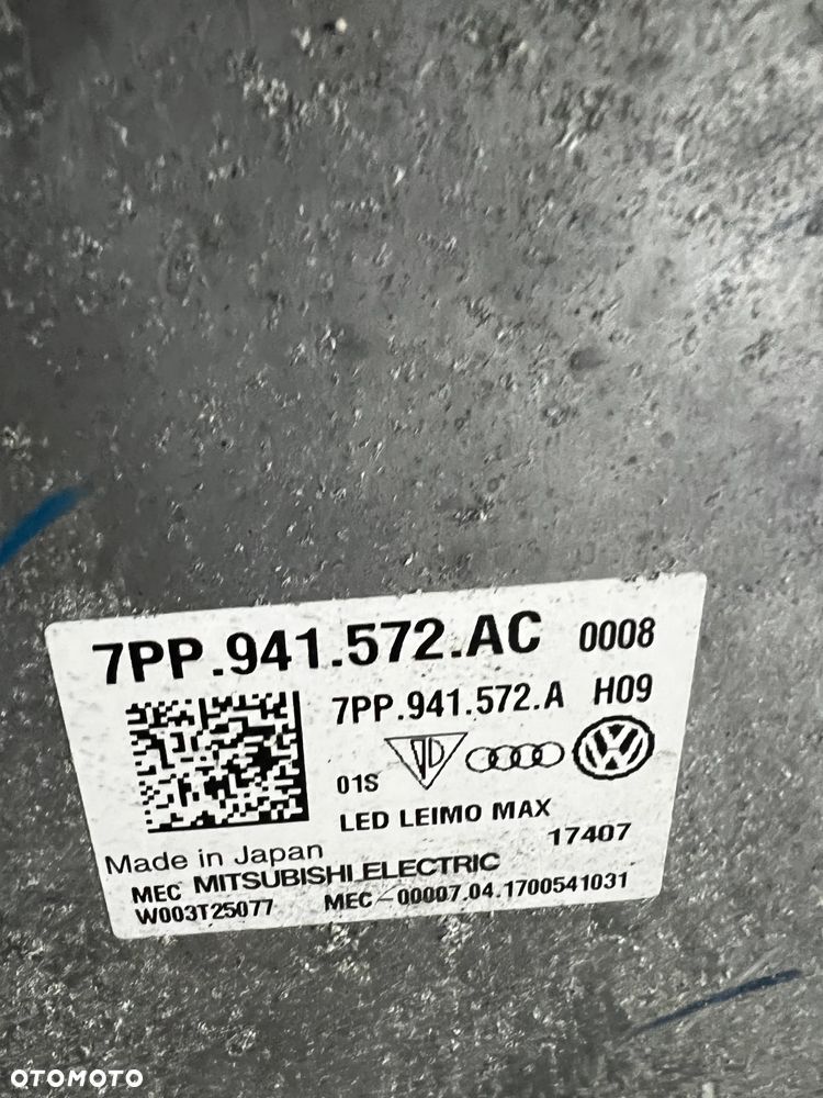 Q5 80A LAMPA PRAWA LEWA PRAWY LEWY PRZÓD PRZEDNIA FULL LED 80A941034A 80A941033A ORYGINAŁ Z MODUŁAMI KOMPLETNE ŁADNE JAK NOWE - 9