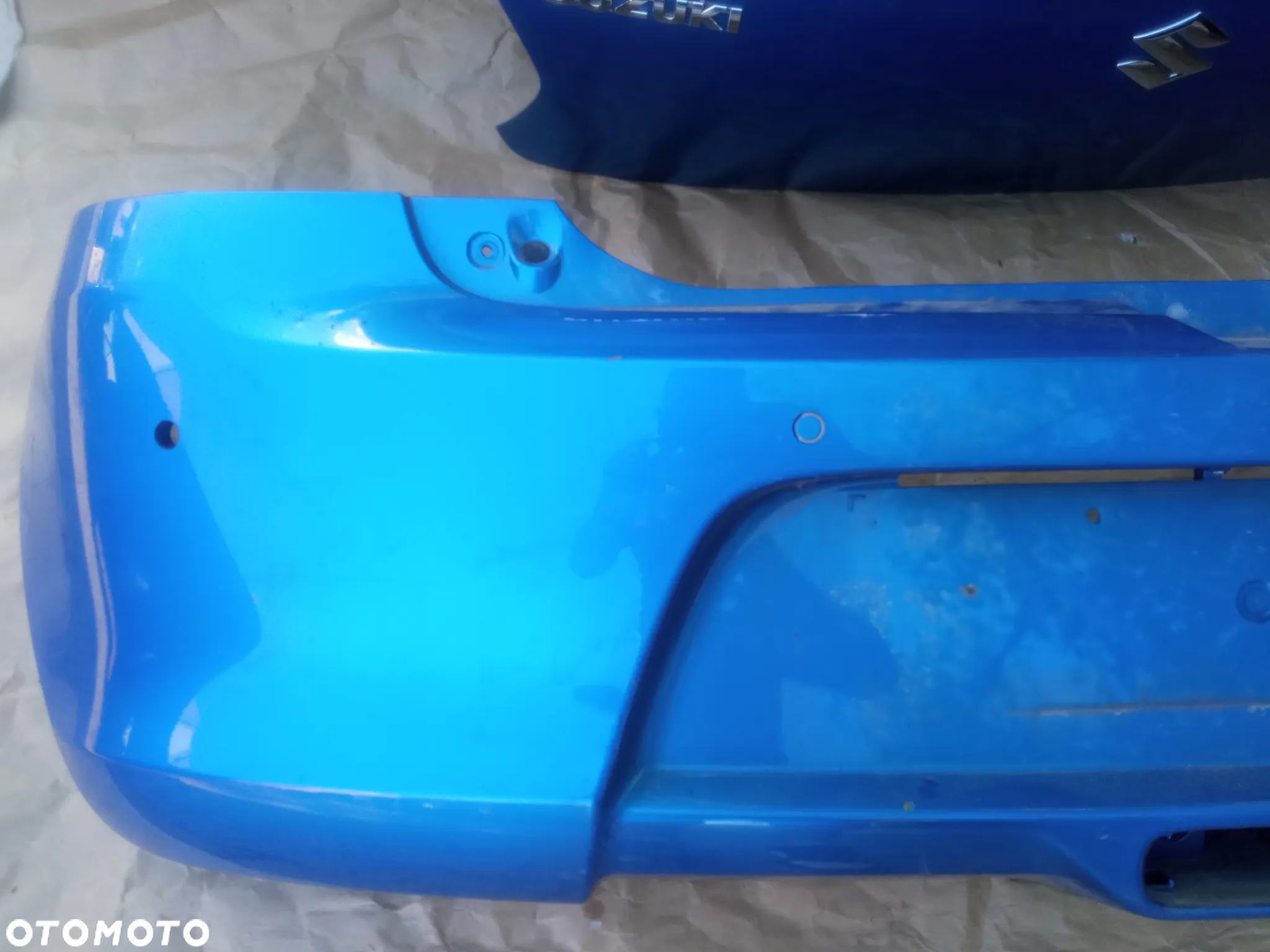 SUZUKI SWIFT MK8 ZDERZAK TYLNY TYŁ 71811-53R NIEBIESKI 2017-2023 CZUJNIKI ŁADNY - 2