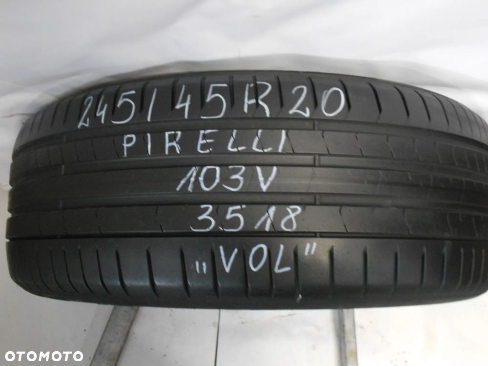 OPONA POJEDYNKA 245/45R20 PIRELLI PZERO VOL  DOT 3518 6MM - 1