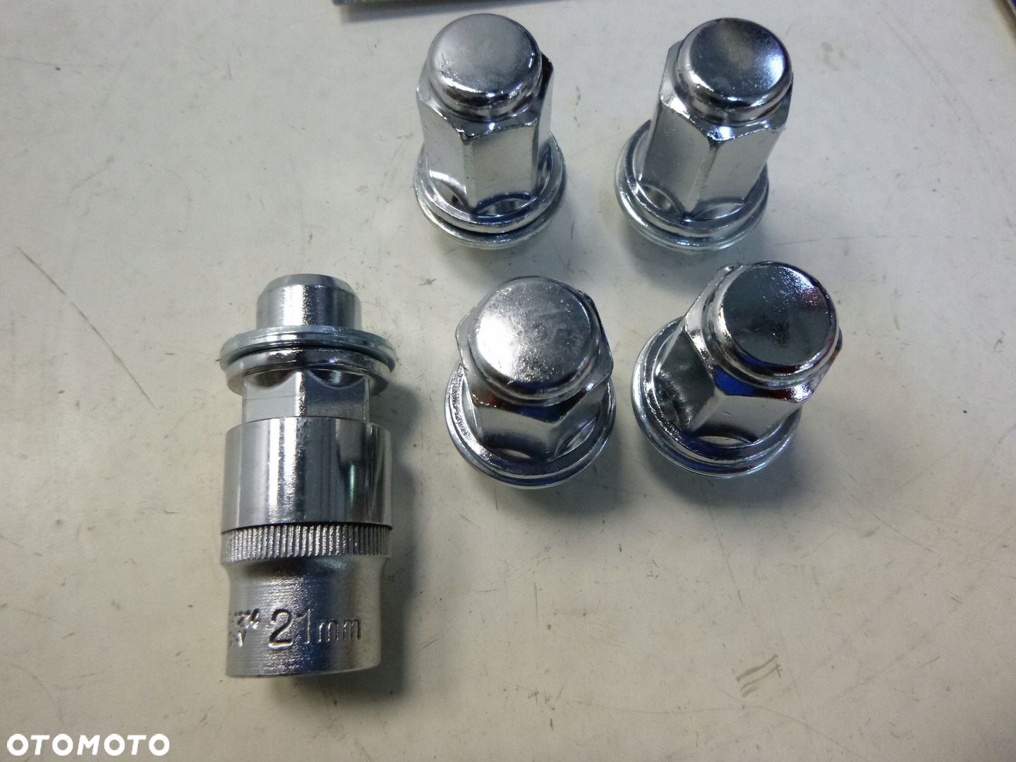 MITSUBISHI EVO NAKRĘTKI FELG ALUMINIOWYCH M12x1.5 KOMPLET 20 SZTUK - 7