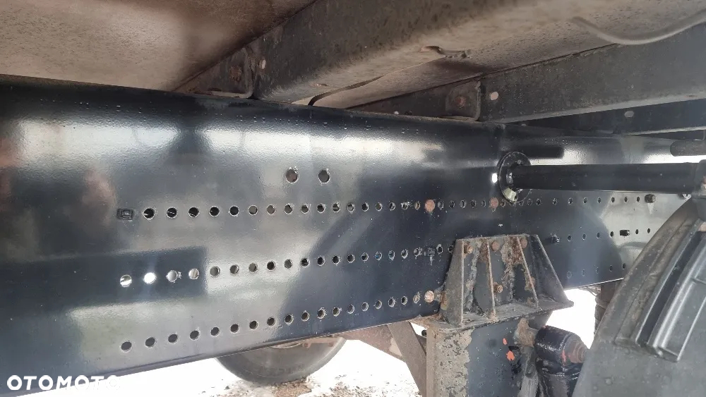 Saxas 15.500zł netto PRZYCZEPA 7,05m DMC 12.000KG KONTENER PODUSZKA ST.BDB MOŻLIWOŚĆ TRANSPORTU - 10