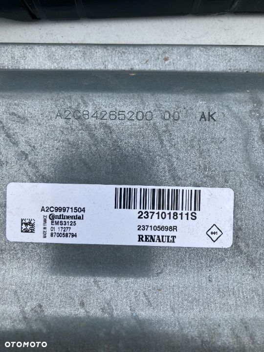 DACIA DUSTER 2 II 1.6 SCE ZESTAW STARTOWY KOMPUTER STEROWNIK SILNIKA BCM STACYJKA NA KARTĘ KARTA 19r A2C99971504  237101811S 237105698R - 2