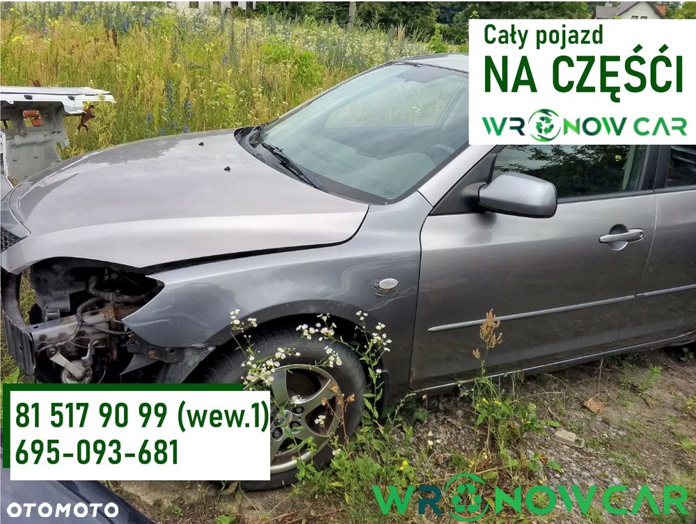 Mazda 3 BK  (03-06r.) 1.6 B 104KM. Silnik Z601, Z627 Skrzynia lakier. Cały na części. GWARANCJA !!! - 1
