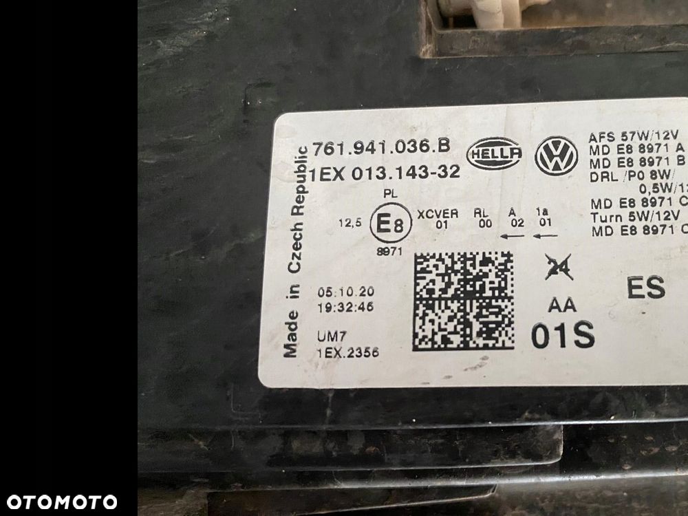 zderzak maska lampa pas kompletny przód vw touareg iii - 14