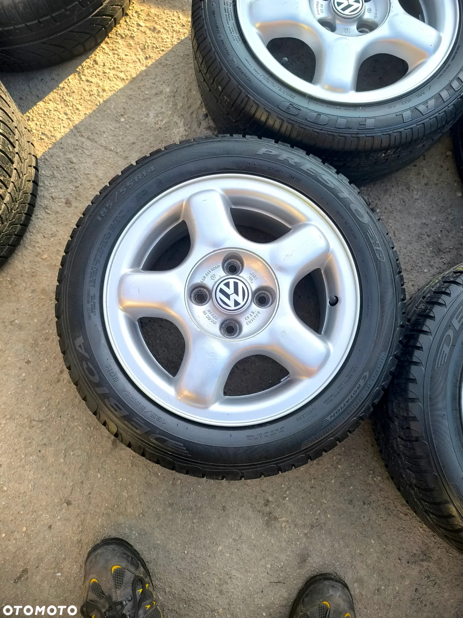 4x100 Felgi Aluminiowe Alufelgi 14 Koła Letnie Lato VW POLO LUPO UP! GOLF I II III 2 3 CADDY SCIROCCO CORRADO JETTA PASSAT B3 B4 SEAT AROSA MII IBIZA CORDOBA SKODA CITIGO FELICIA 7mm Legnica ALU-RAD 185/55 - 11