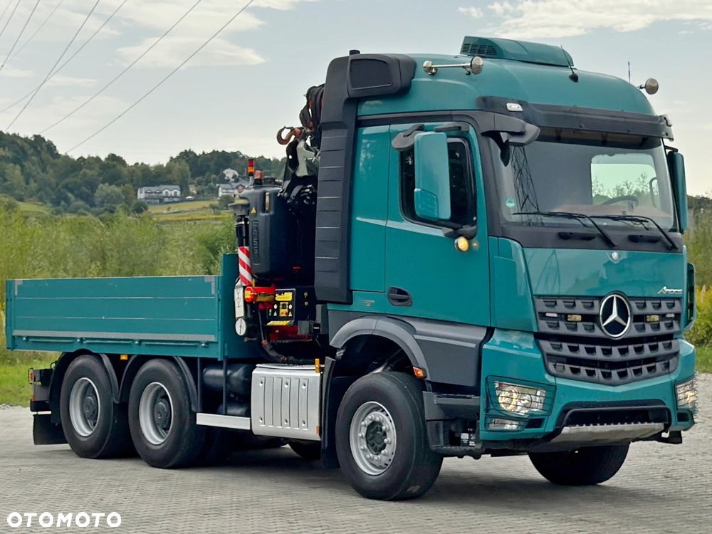Mercedes-Benz AROCS 2648 * SKRZYNIA 4,05 m * FASSI F245A.0.24 E + PILOT / 6x4 - 4