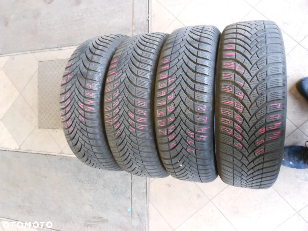 opony 205/65r16 semperit speed-grip 5 2x6mm 2x7,7mm zima komplet - 1