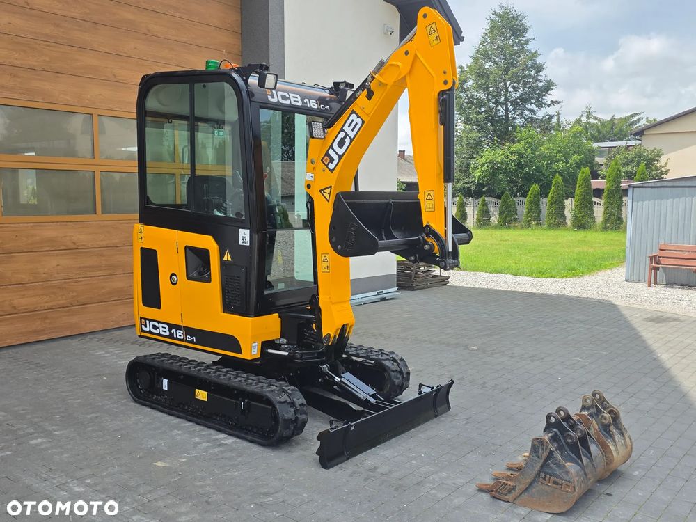 JCB JCB 16 C-1 mini koparka 3 łyżki szybkozłącze 19c1 sprowadzona 8018 serwisowana - 27