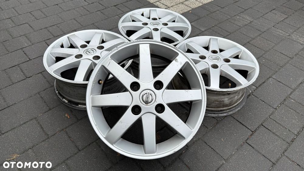 Koła alufelgi r15 4x114.3 nissan almera et45 6J KE409-BM850 - 1