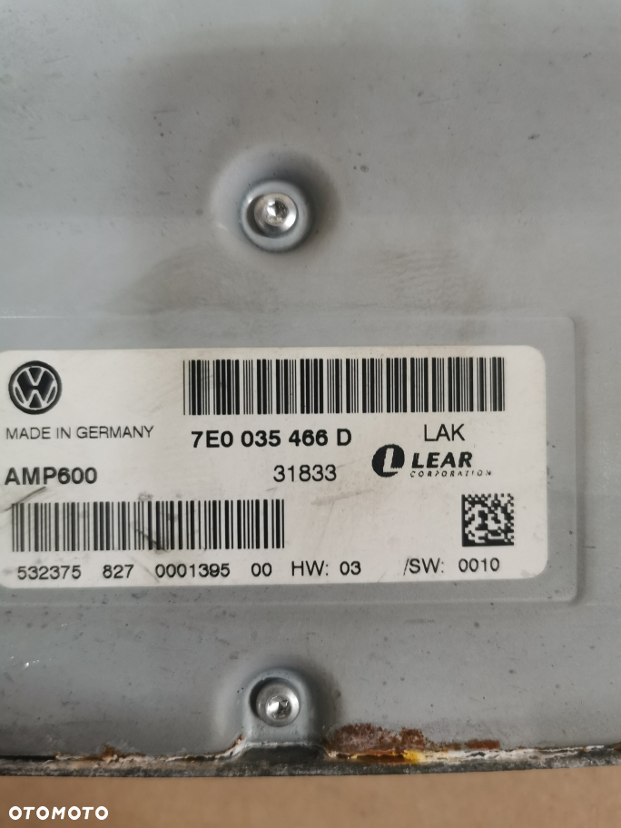 Vw T5 lift wzmacniacz dźwięku 7E0035466D - 3
