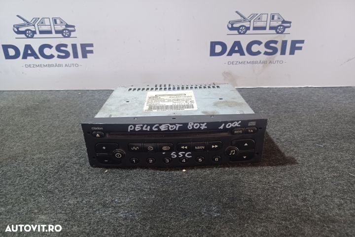 Radio cd 96488012 Peugeot 807 1 [2002 - 2007] Minivan 2.2 HDi MT (128 - 1