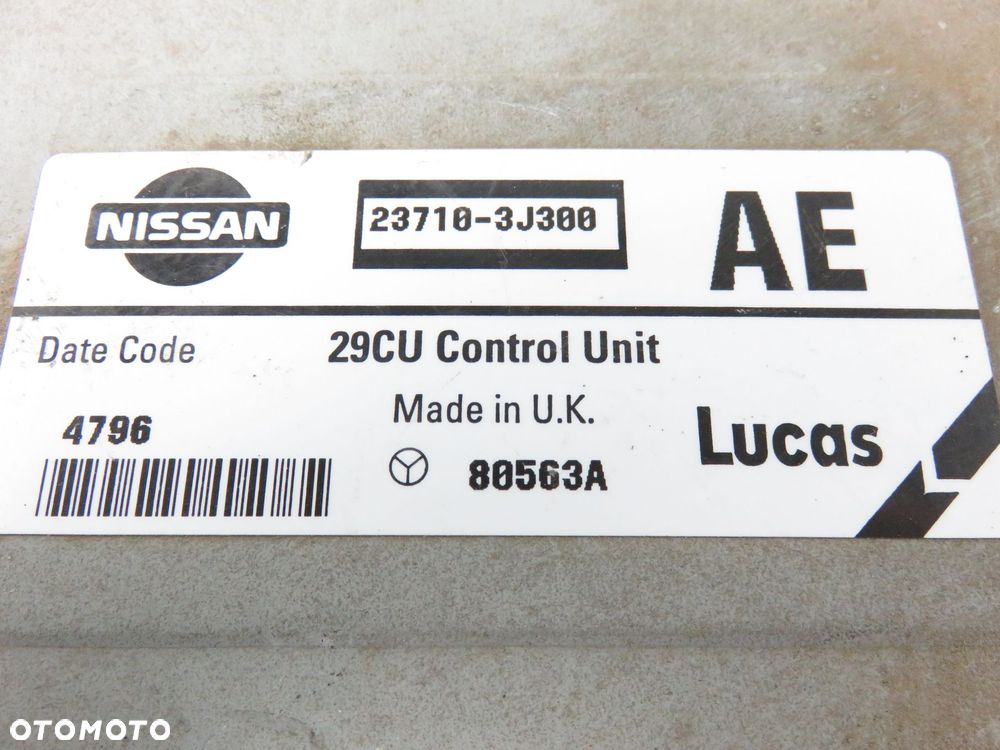 STACYJKA STEROWNIK NISSAN PRIMERA (P11) 1.6 16V  237103J300 284502F901 - 12