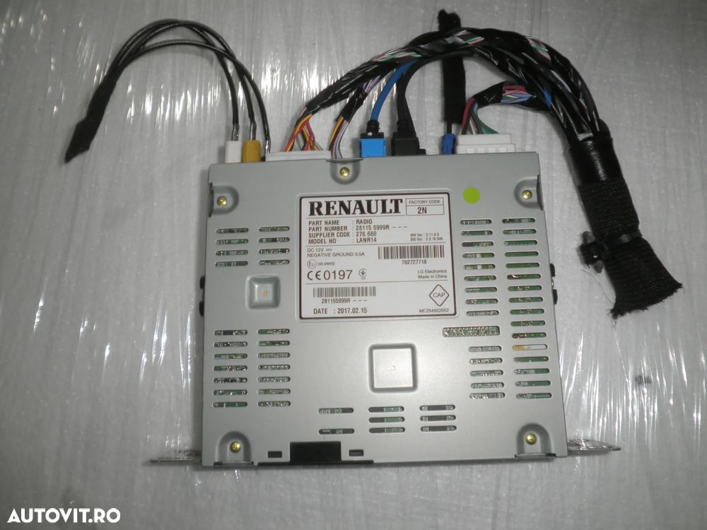 Unitate radio / navigatie Renault Espace V 2017 281155999R