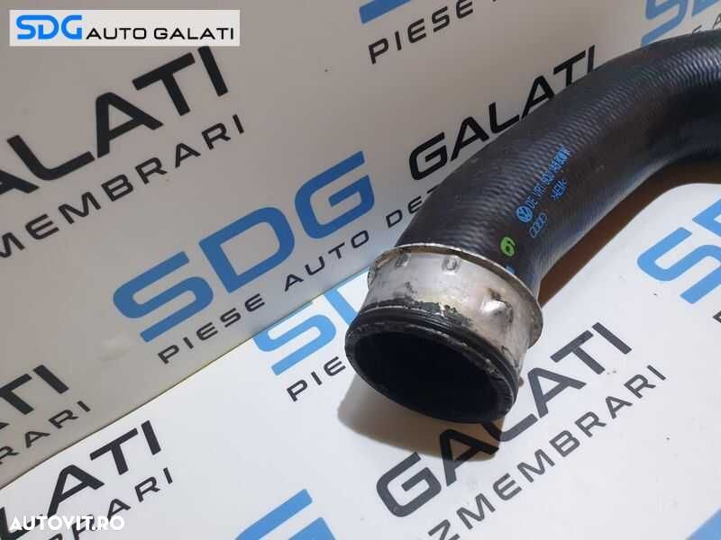 Furtun Presiune Aer Radiator Intercooler Volkswagen Polo 9N 1.4 TDI BAY BNV 2002 - 2008 Cod 6Q0145838H - 4