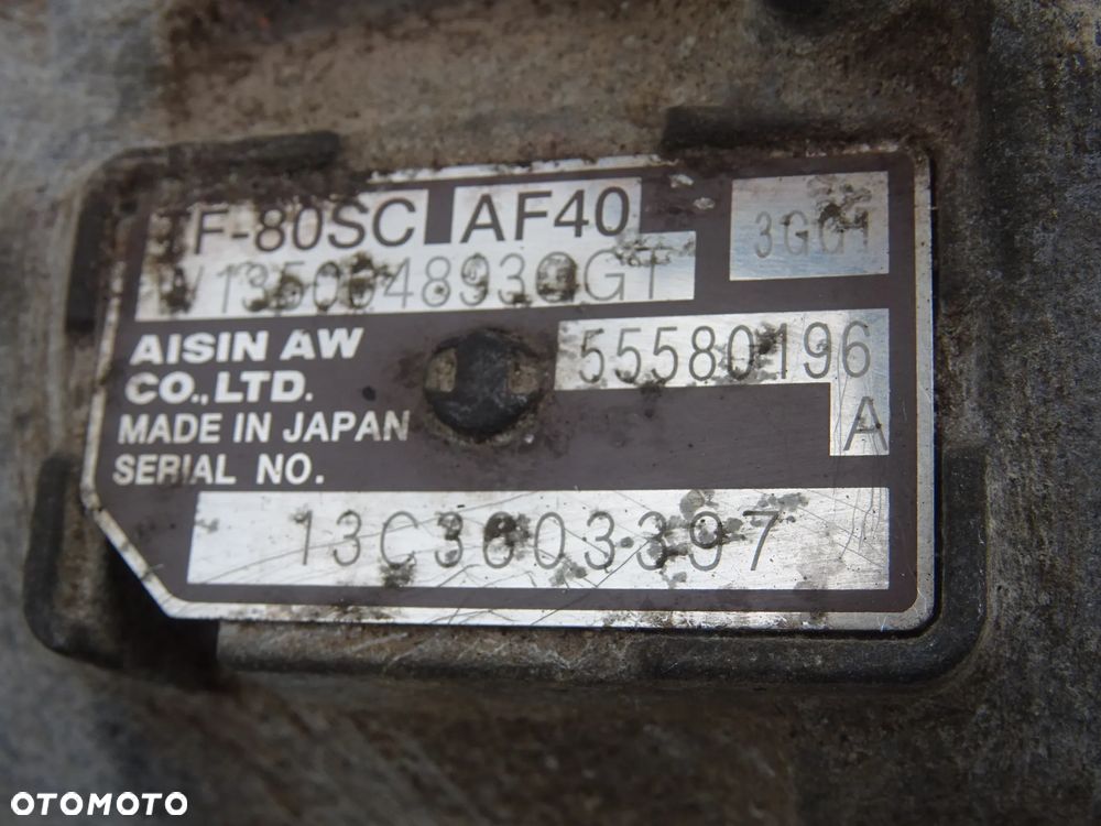 OPEL INSIGNIA A 2,0 CDTI A20DTR SKRZYNIA AUTOMAT AF40 TF-80SC 3GGT 55580196 - 8