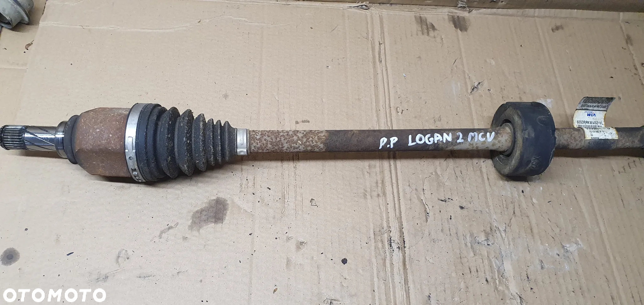 Półoś prawy przód przednia prawa długa Dacia Logan II 0.9 TCE 391006553R - 2