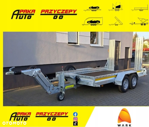 Wark KOP 35/37 Przyczepa Podkoparkowa z regulowanym dyszlem, DMC 3500 KG
