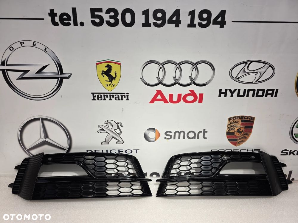 AUDI A4 / S4 B8 LIFT S-LINE COMPETITION PLUS 11-15 KOMPLET KRATEK LEWA + PRAWA DEKOR KARBONOWY 8K0807682T / 8K0807681Q NR AUKCJI KB92 - 1