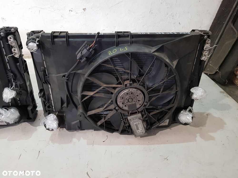 komplet chłodnic wentylator 7801993 bmw e87 e90 e91 2.0d - 8