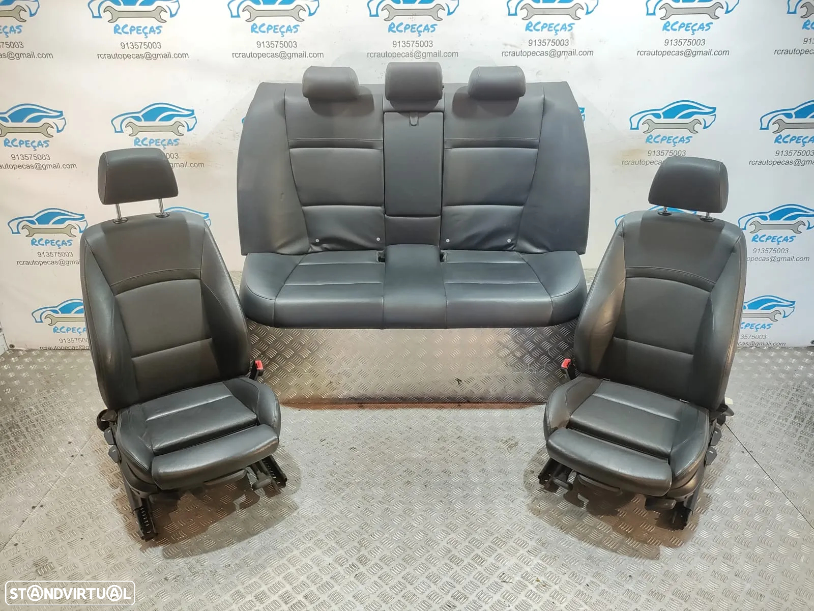 Conjunto Bancos em Pele BMW Serie 3 Sedan E90 Pack M - 9