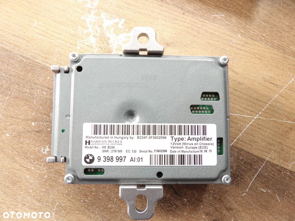 BMW - F30* - WZMACNIACZ DŻWIĘKU ACITVE SOUND - 9398997 - 1