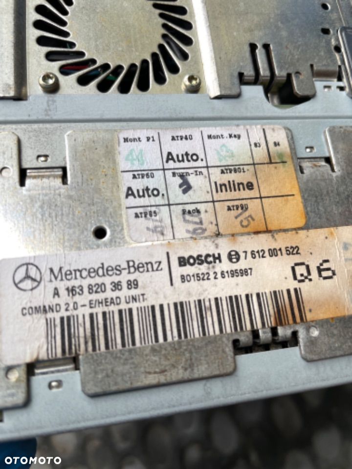 MERCEDES ML 163 c 203 CLK 208 e 210  Comand 2,0 NTG  radio CD Europa - 7