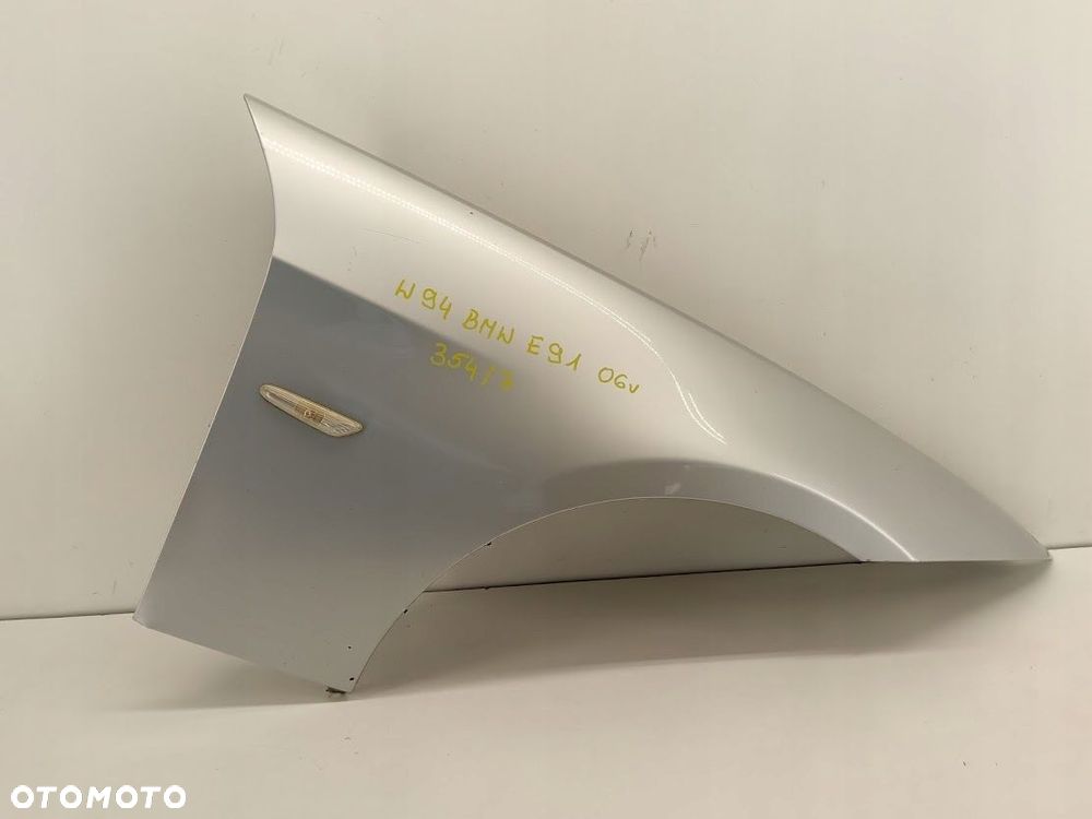 BŁOTNIK PRAWY PRZEDNI BMW 3 E90 E91 05-12 354/7 - 1