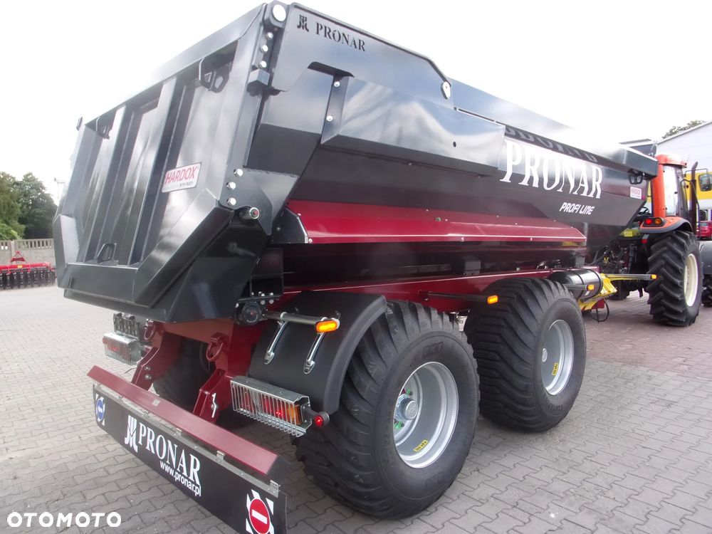 Pronar Przyczepa T701HP -16,1 tony, rolnicza - ciężarowa - budowlana ze skrzynią ładunkową typu Half-Pipe, skorupowa, tandem - 3
