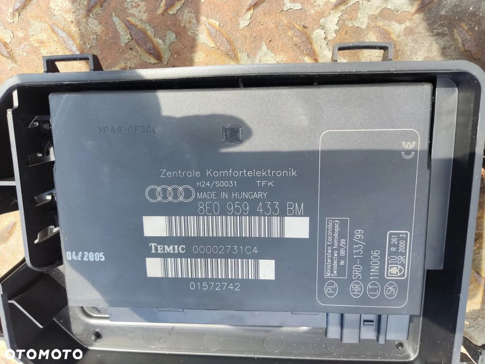 AUDI A4 S4 B7 MODUŁ KOMFORTU 8E0959433BM - 3