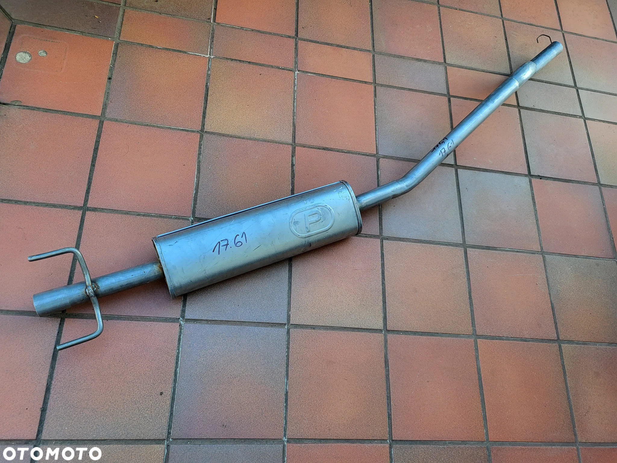 TŁUMIK ŚRODKOWY Opel Astra G/ Astra H 1.4i 16V 1761 P ALU 13110765 5852299 - 2