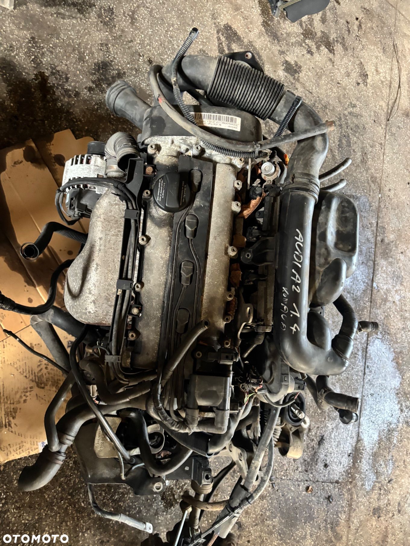 silnik kompletny Audi A2 1.4 16V MPI benzyna AUA - 1