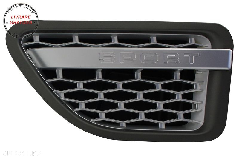 Ansamblu Grila Centrala si Grile Laterale Land Range Rover Sport L320 (2005-2008) - livrare gratuita - 10
