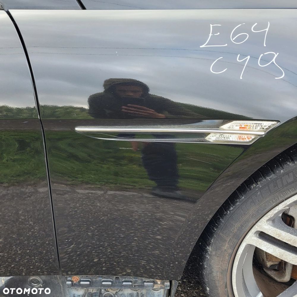 BŁOTNIK PRAWY PRZÓD PRZEDNI BMW E63 E64 475 BLACK SAPPHIRE C49 - 5