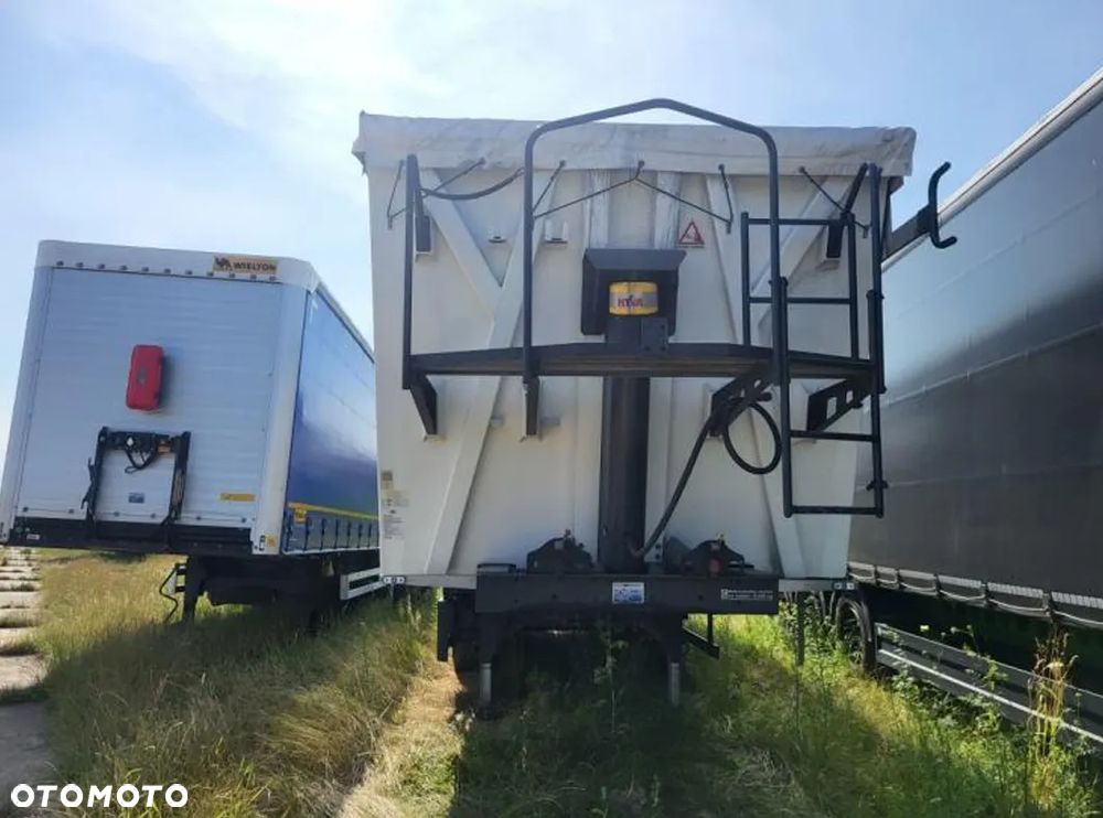 Feber Inter Cars WYWROTKA 49 M3 ZBOŻÓWKA / SZYBER + KLAPO-DRZWI / WAGA 6120 KG / PIERWSZA OŚ PODNOSZONA / SIŁOWNIK HYVA / 2023 ROK !! - 10
