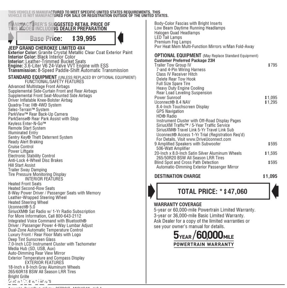 Jeep Grand Cherokee 3.6 V6 Limited - 28