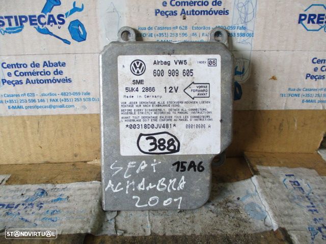 Modulo Airbag 6Q0909605 SEAT ALHAMBRA 2001 - 1