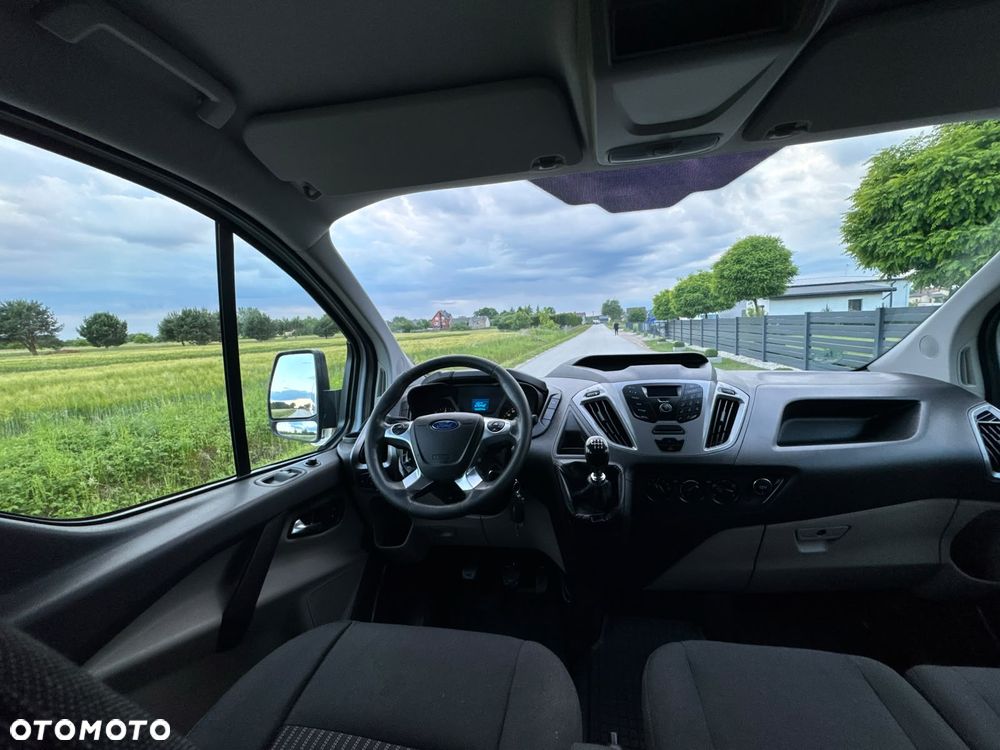 Ford TRANSIT CUSTOM LONG L2H1 Klima Elektryka Dubel Kabina 6os. Tempomat Brygadówka Serwis - 14