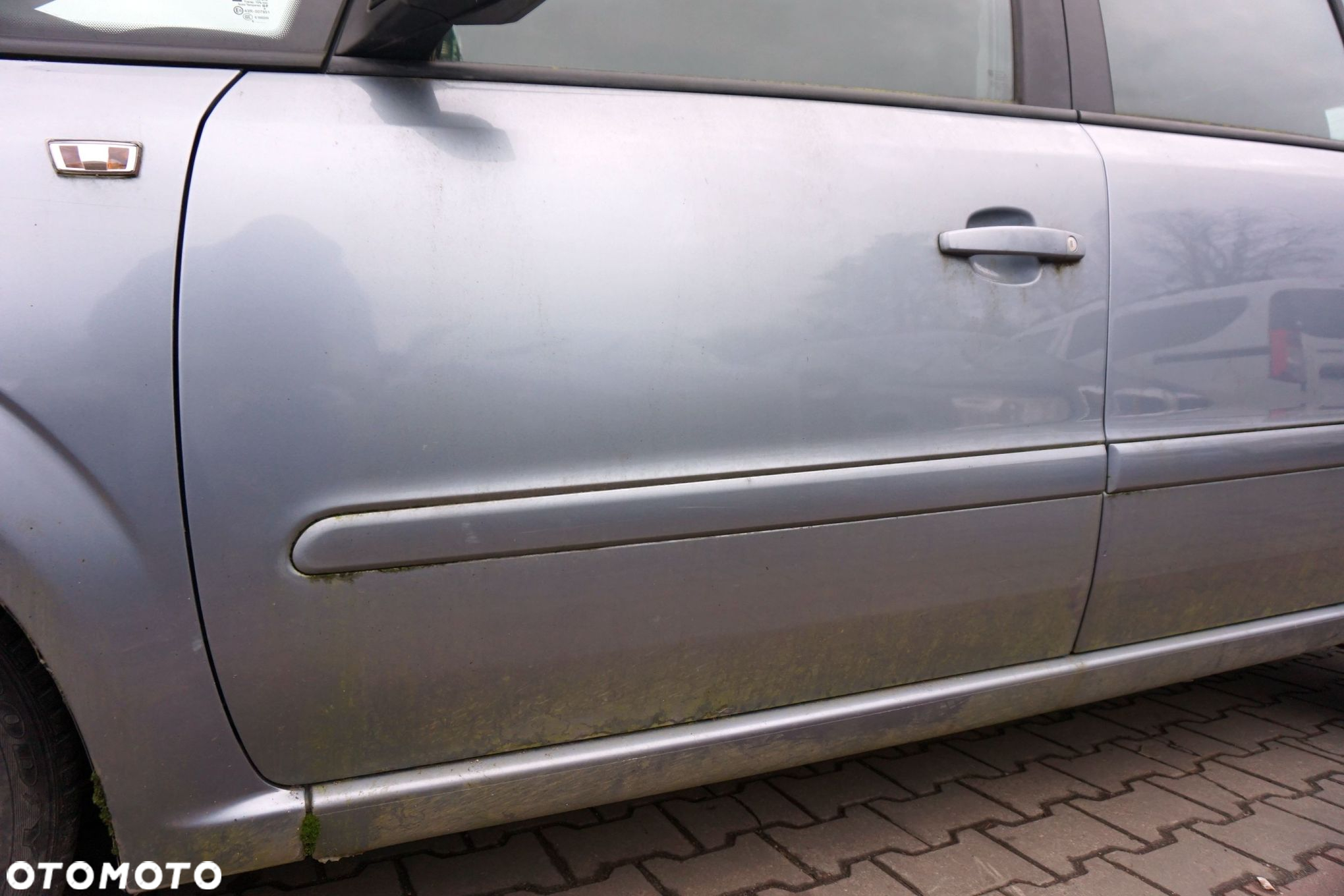 DRZWI PRZEDNIE LEWE ZAFIRA B Z163  SZARY OPEL 2005-2008 - 2
